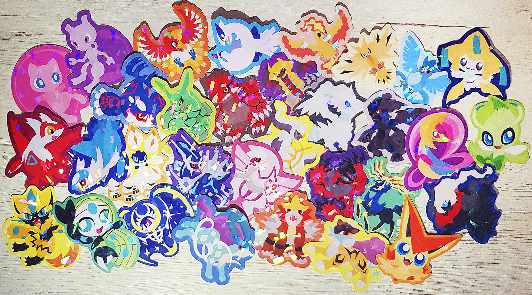 Legendary Pkmn Stickers