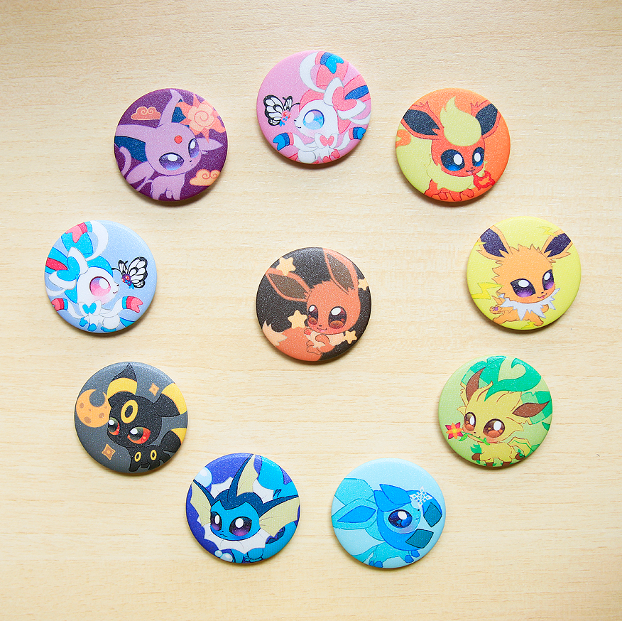 Eeveelution Badges